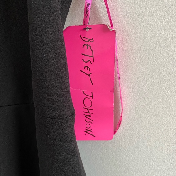 Betsey Johnson Black Dress Size 14 New With Tag - Picture 4 of 9